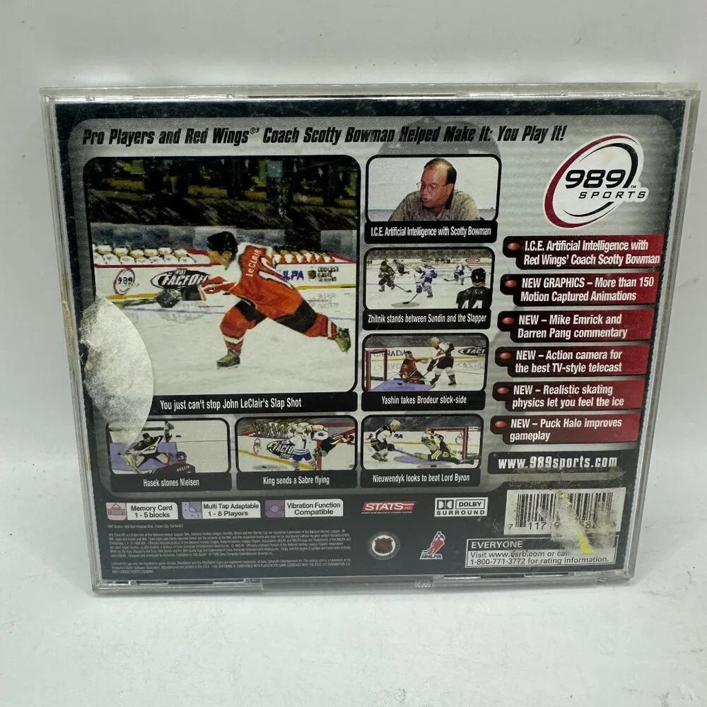 NHL FaceOff 2000 - Black Label Playstation 1 1999 989 Sports Rated E-Everyone